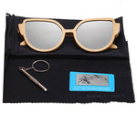 RTBOFY Wood Sunglasses Women Polarized Lens Glasses Bamboo Frame Eyeglasses 2017 New Designer  UV400 Protection Shades Eyewear