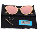 RTBOFY Wood Sunglasses Women Polarized Lens Glasses Bamboo Frame Eyeglasses 2017 New Designer  UV400 Protection Shades Eyewear