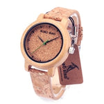BOBO BIRD Watches Bamboo Couple Clocks Analog Display Bamboo Material Handcrafted Timepieces Wooden Watch Men Made in China