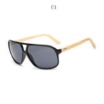 BOYSEEN  New Fashion Products Men Women Sunglass Bamboo Without Border Sunglasses au Retro Wood Lens Wooden Frame Handmade  1524
