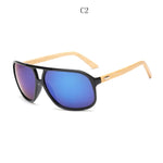BOYSEEN  New Fashion Products Men Women Sunglass Bamboo Without Border Sunglasses au Retro Wood Lens Wooden Frame Handmade  1524