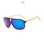 BOYSEEN  New Fashion Products Men Women Sunglass Bamboo Without Border Sunglasses au Retro Wood Lens Wooden Frame Handmade  1524