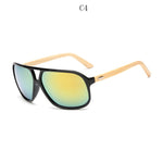 BOYSEEN  New Fashion Products Men Women Sunglass Bamboo Without Border Sunglasses au Retro Wood Lens Wooden Frame Handmade  1524