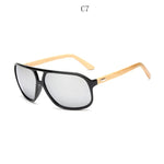 BOYSEEN  New Fashion Products Men Women Sunglass Bamboo Without Border Sunglasses au Retro Wood Lens Wooden Frame Handmade  1524