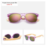 Bamboo Sunglasses Men Women Travel Goggles Sun Glasses Vintage Wooden Leg Eyeglasses Fashion Brand Design Sunglasses Male Female