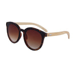 CONCHEN  Bamboo Pink Sunglasses For Women 2018 High Quality Wooden Sun Glasses elegant Brand Designer