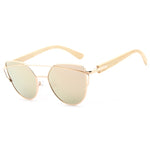 HDCRAFTER Cat Eye sunglasses women wood Bamboo ladies Sunglasses Fashion Mirror Sun glasses for Women Brand Designer female