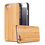 KISSCASE 100% Real Wood Case For iPhone 8 7 6 6S X XS Max XR 5S Genuine Original Bamboo Cover For Samsung S8 S9 Plus S6 S7 Edge