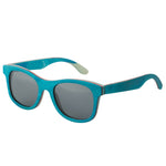 New fashion Retro Wood Women sunglasses men high grade Brand Design Peacock blue Polarized sunglasses Beach Bamboo eyeglasses