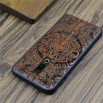 2018 New Meizu 16X Case Slim Wood Back Cover TPU Bumper Case For Meizu 16x Phone Cases Meizu-16X