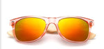 Ralferty Retro Wood Sunglasses Men Bamboo Sunglass Women Brand Sport Goggle Mirror UV400 Sun Glasses Male Shades lunette oculos