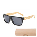 Original Wooden Bamboo Sunglasses Men Women Mirrored UV400 Sun Glasses Real Wood Shades Gold Blue Outdoor Goggles Sunglases Male