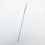 Natural bamboo drinking straw travelling set sisal hemp straws cleaning brush with organic bamboo straw tube carrying case